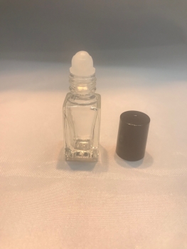 Roll-On, 1 Dram Square Glass Bottle