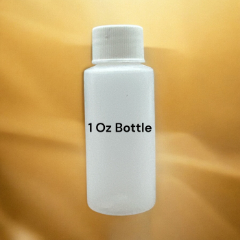 1 Oz Empty Plastic Bottle w/ Squeeze Cap 